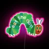 Colorful Eat The Rich Hungry Caterpillar RGB Neon Light Sign