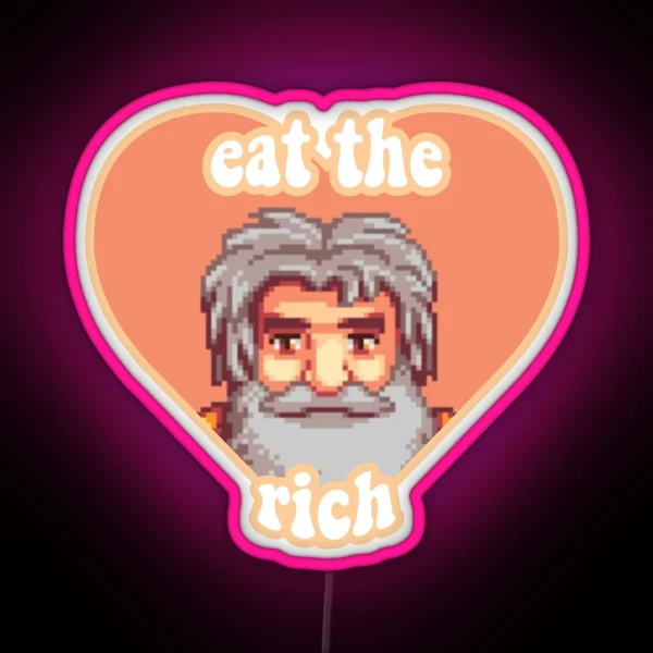 Eat The Rich Linus RGB Neon Sign