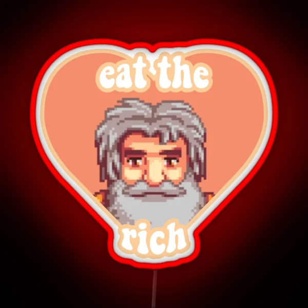 Eat The Rich Linus RGB Neon Sign