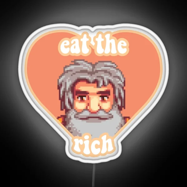 Eat The Rich Linus RGB Neon Sign