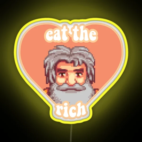 Eat The Rich Linus RGB Neon Sign