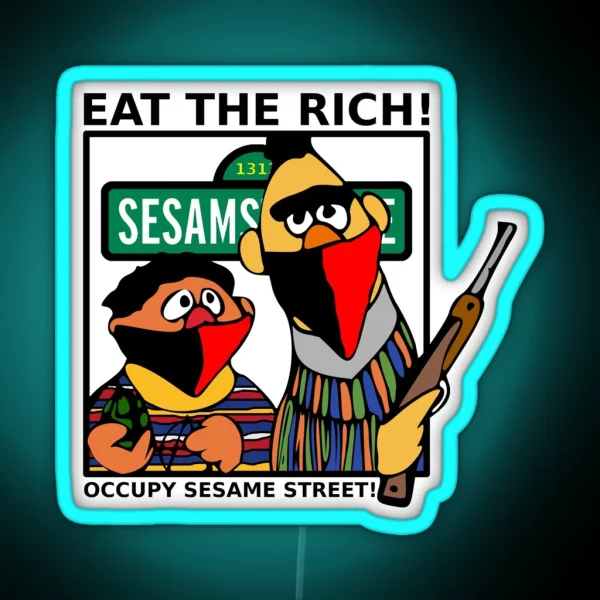 Eat The Rich RGB Neon Sign