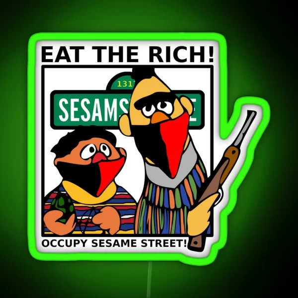 Eat The Rich RGB Neon Sign