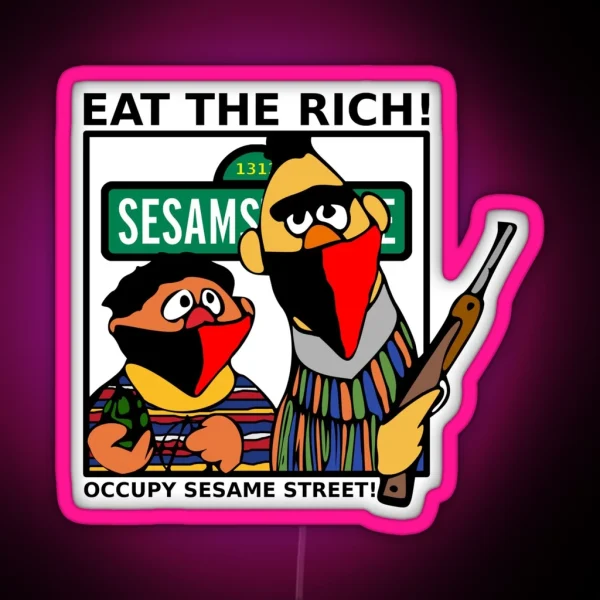Eat The Rich RGB Neon Sign