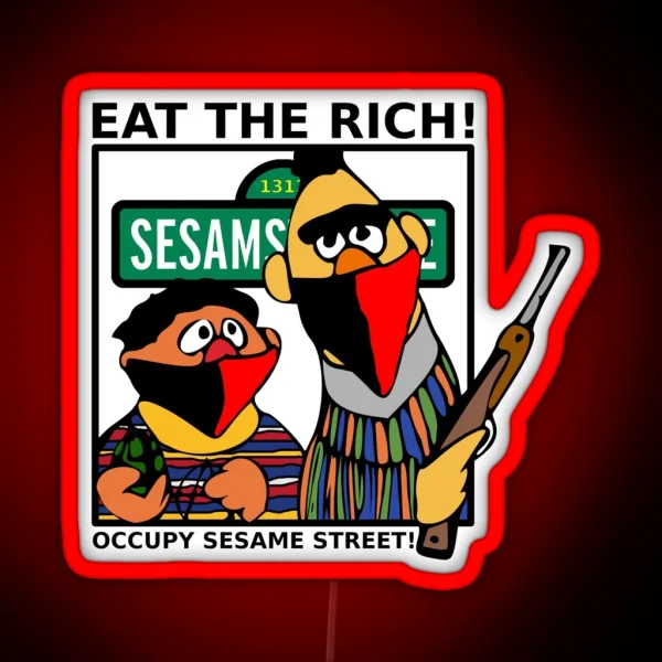 Eat The Rich RGB Neon Sign