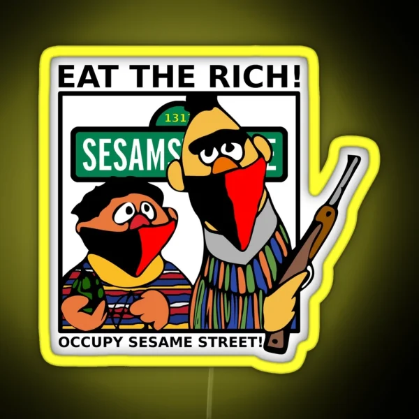 Eat The Rich RGB Neon Sign