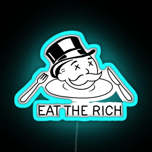 Eat The Rich RGB Neon Sign