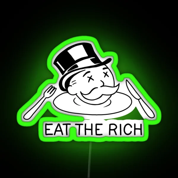 Eat The Rich RGB Neon Sign