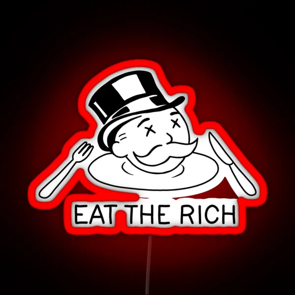 Eat The Rich RGB Neon Sign