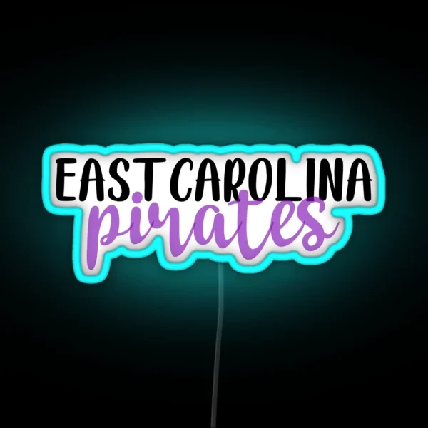 ECU Pirates RGB Neon Sign
