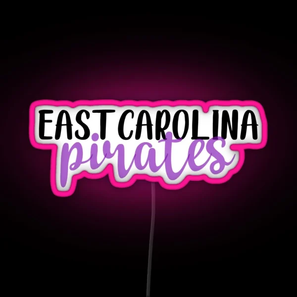 ECU Pirates RGB Neon Sign