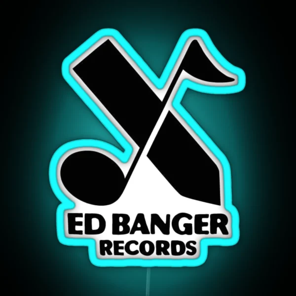 Ed Banger Records Logo RGB Neon Sign