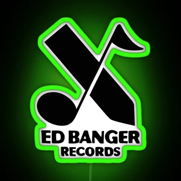 Ed Banger Records Logo RGB Neon Sign
