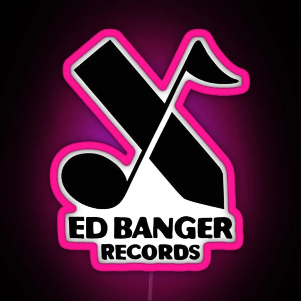 Ed Banger Records Logo RGB Neon Sign