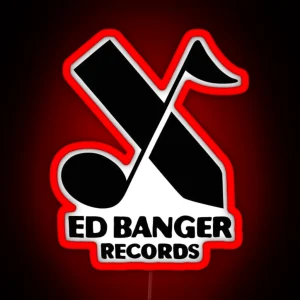 Ed Banger Records Logo RGB Neon Sign