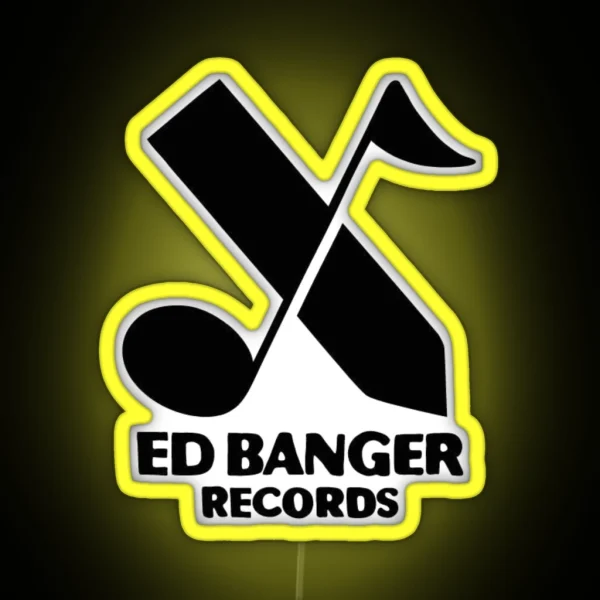 Ed Banger Records Logo RGB Neon Sign