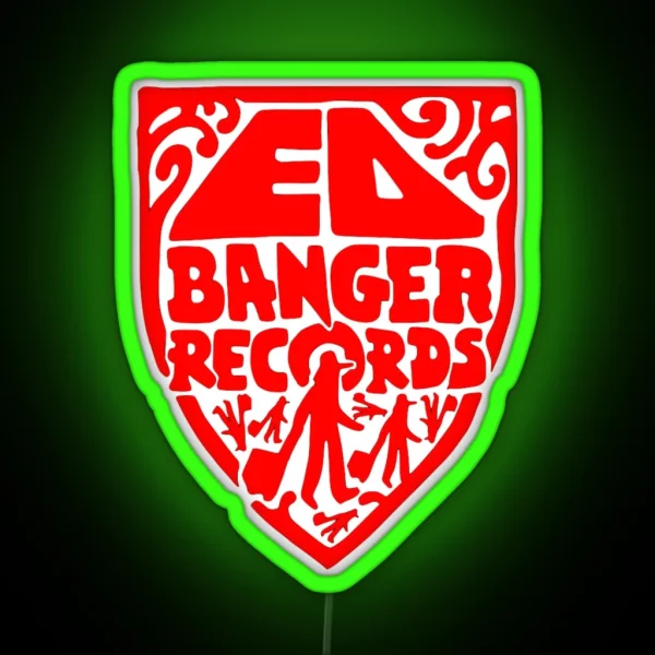 Ed Banger Records Old Logo RGB Neon Sign
