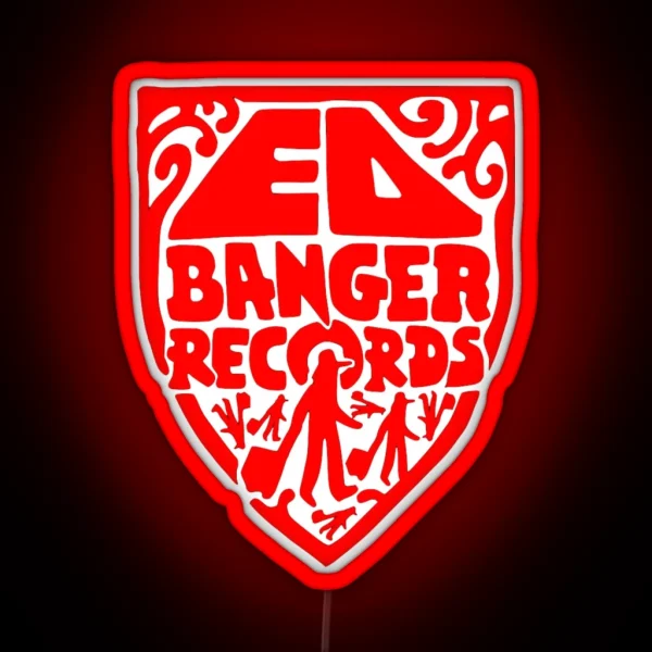 Ed Banger Records Old Logo RGB Neon Sign