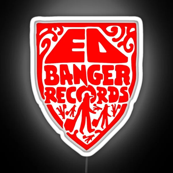Ed Banger Records Old Logo RGB Neon Sign