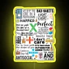 Personalizable Ed's Songbook RGB Neon Sign for Music Lovers Decorations