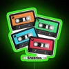 RGB Neon Ed Sheeran Music Vinyl Cassette Tape Wall Decoration