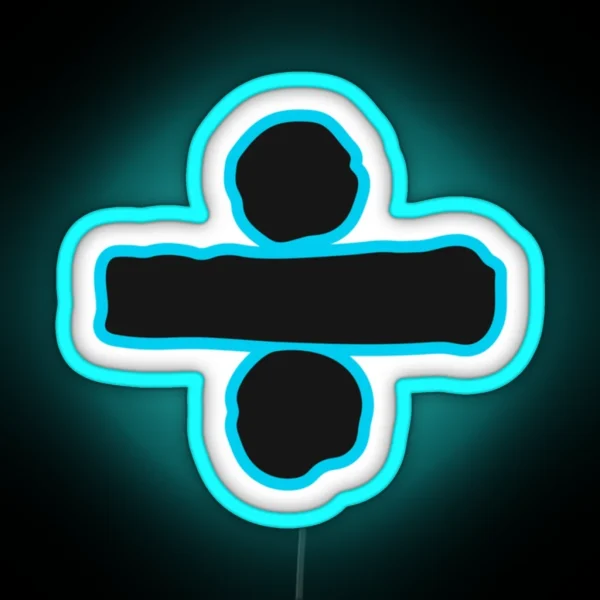 Ed Sheeran Divide RGB Neon Sign