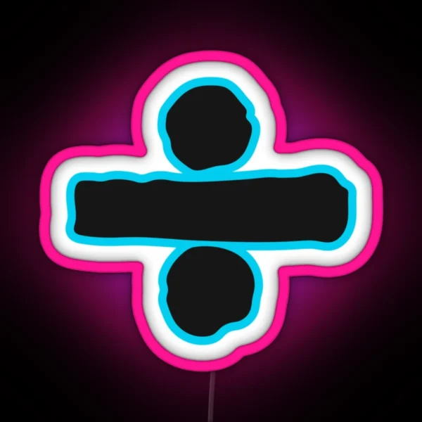 Ed Sheeran Divide RGB Neon Sign