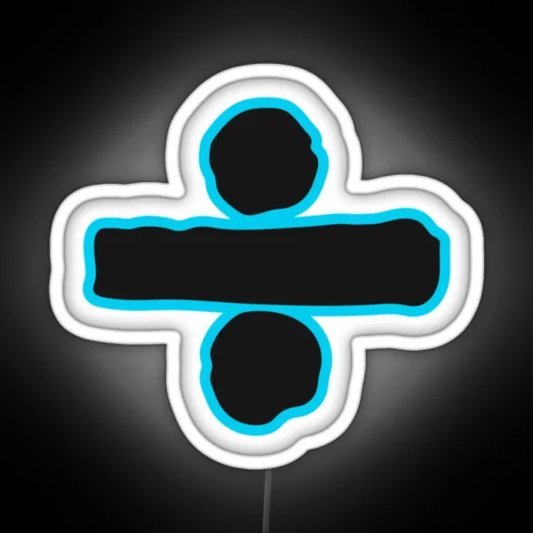 Ed Sheeran Divide RGB Neon Sign