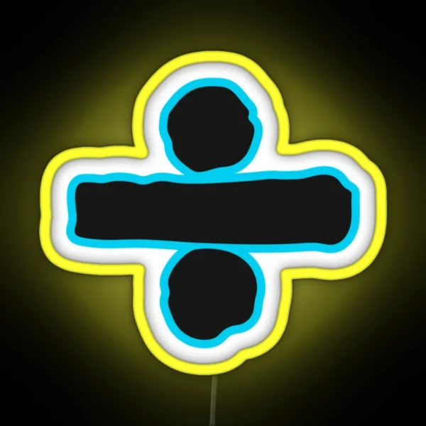 Ed Sheeran Divide RGB Neon Sign