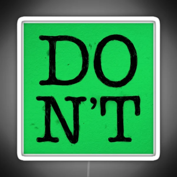 Ed Sheeran Dont RGB Neon Sign