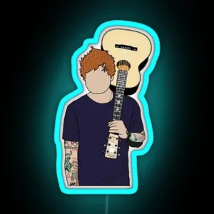 Ed Sheeran Lover Funny RGB Neon Sign