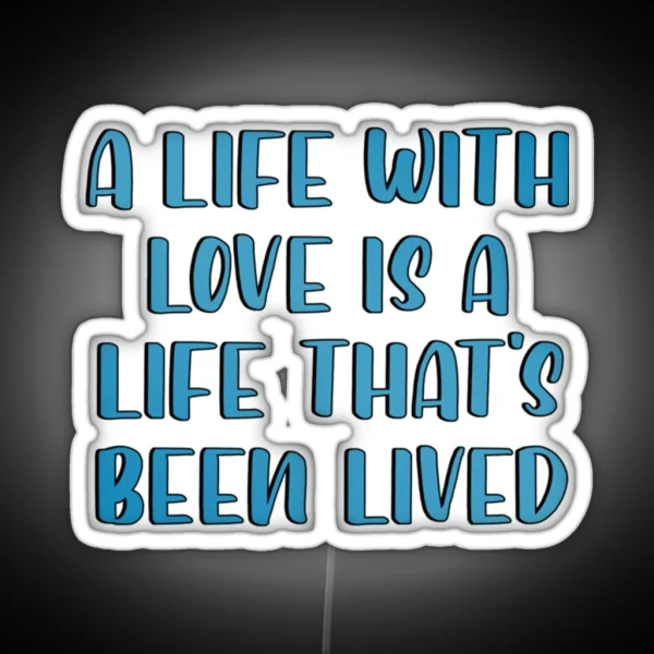 Ed Sheeran Lyrics Tank Top RGB Neon Sign