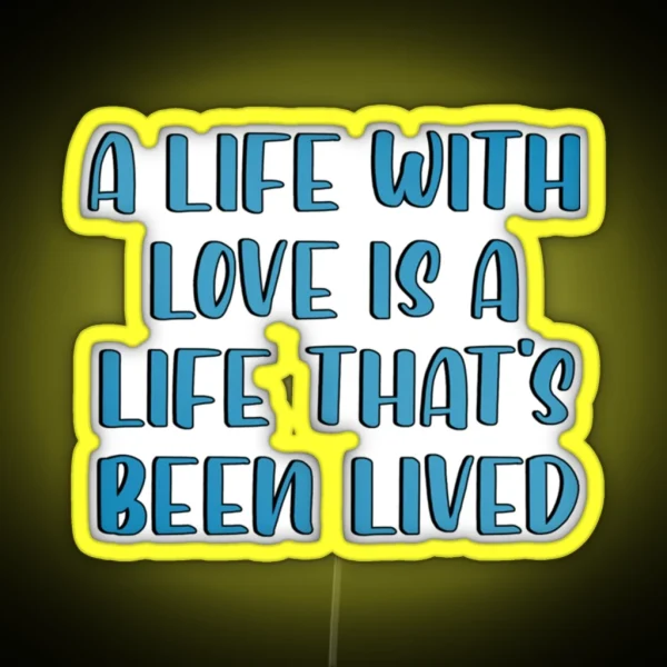 Ed Sheeran Lyrics Tank Top RGB Neon Sign