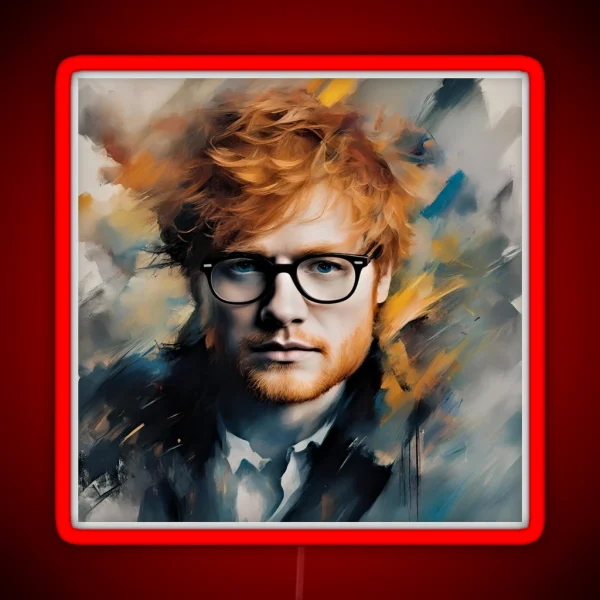 Ed Sheeran S Portrait RGB Neon Sign