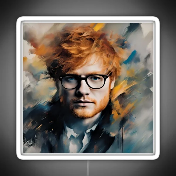 Ed Sheeran S Portrait RGB Neon Sign