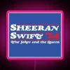 Ed Sheeran and Taylor Swift Presidential Campaign RGB Neon Sign Display