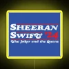 Ed Sheeran and Taylor Swift Support 2024 US Presidential Candidate Sign
