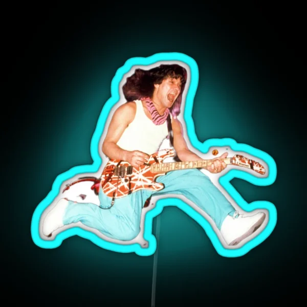 Eddie Van Halen Jump RGB Neon Sign