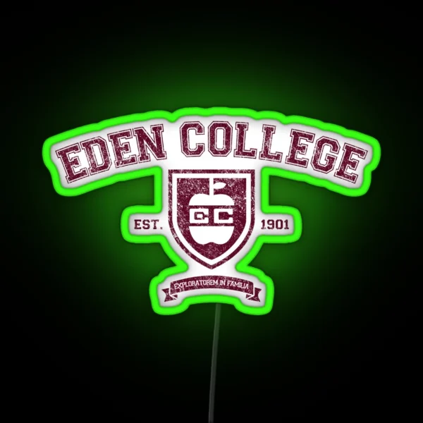 Eden College Varsity RGB Neon Sign