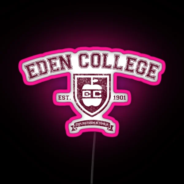 Eden College Varsity RGB Neon Sign