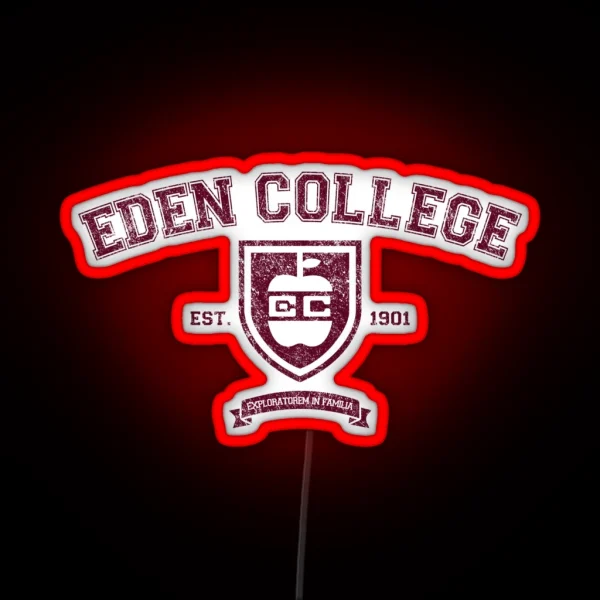 Eden College Varsity RGB Neon Sign
