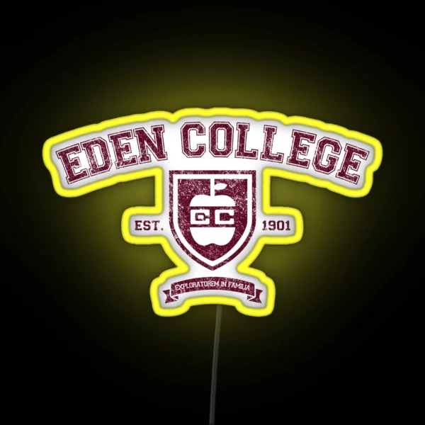 Eden College Varsity RGB Neon Sign
