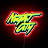 Modern Edge Running White Neon LED Light Sign Decor Accent