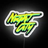 Modern Edge Lit White RGB Neon Sign with High Visibility