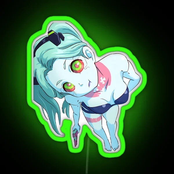Edgerunners Rebecca RGB Neon Sign
