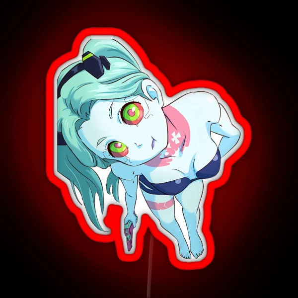 Edgerunners Rebecca RGB Neon Sign