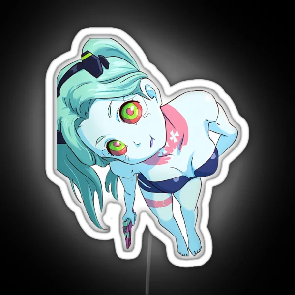 Edgerunners Rebecca RGB Neon Sign