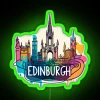 Edinburgh Scotland City Neon Sign with Colour Changing LED Lighting