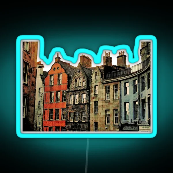 Edinburgh Skyline RGB Neon Sign