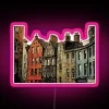 Edinburgh Skyline in Vibrant Neon Colours, Perfect Home Decor Accent